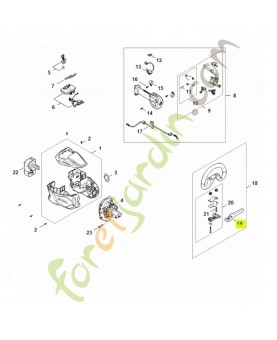 Protection FA08-790-8400- Pièce détachée Stihl