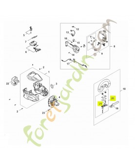 Jeu de pièces de fixation FA08-007-1305- Pièce détachée Stihl