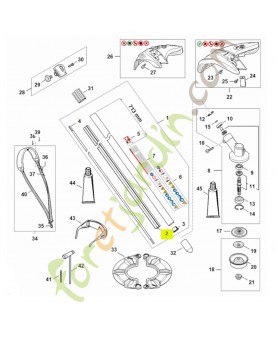Fourreau 4137-711-7300- Pièce de détachée Sithl