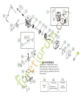 Bouchon 530059796- Pièce de détachée Husqvarna