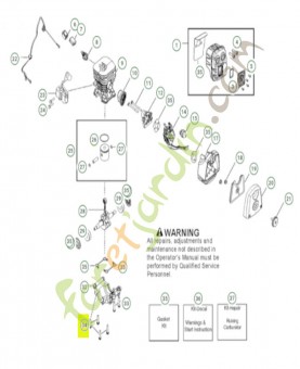 Vis référence 530015897- Pièce de détachée Husqvarna
