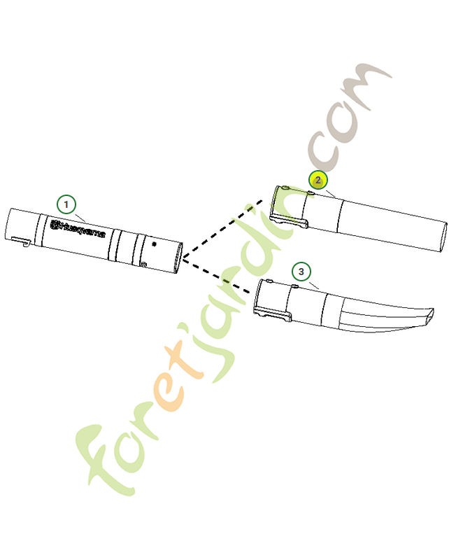 Tube référence 545118001- Pièce de détachée Husqvarna