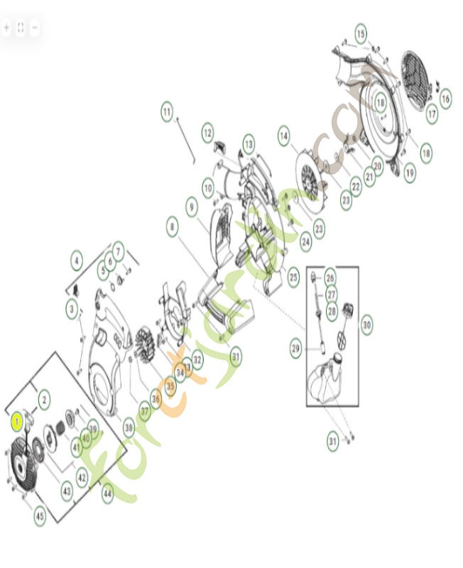 corde 545081817- Pièce de détachée Husqvarna