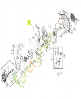 Cable 545111301 husqvarna- Pièce de détachée Husqvarna