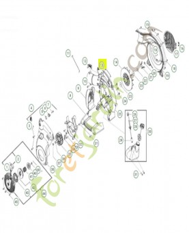 cable 545131701 - Pièce de détachée Husqvarna