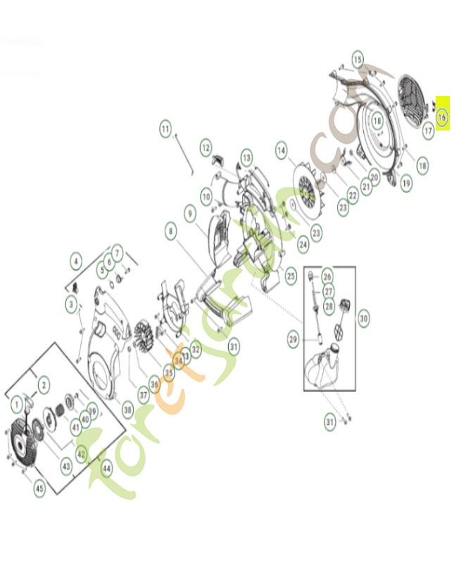 Ressort 545111101 - Pièce de détachée Husqvarna
