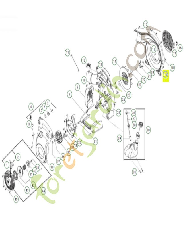 Support 575533201- Pièce de détachée Husqvarna