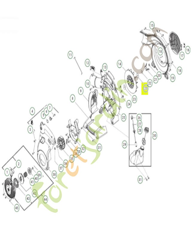 Rondelle 545164501- Pièce de détachée Husqvarna