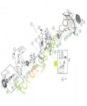 Filtre à carburant husqvarna ref. 530095646 Remplace référence 530014199 ; 530010897 ; 530014362 ; 530095649 ; 507475058 ;