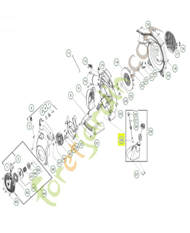Filtre à carburant husqvarna ref. 530095646 Remplace référence 530014199 ; 530010897 ; 530014362 ; 530095649 ; 507475058 ;