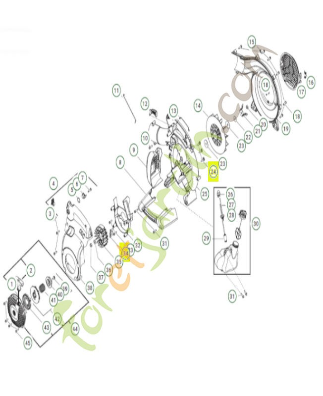 vis 530016445- Pièce de détachée Husqvarna