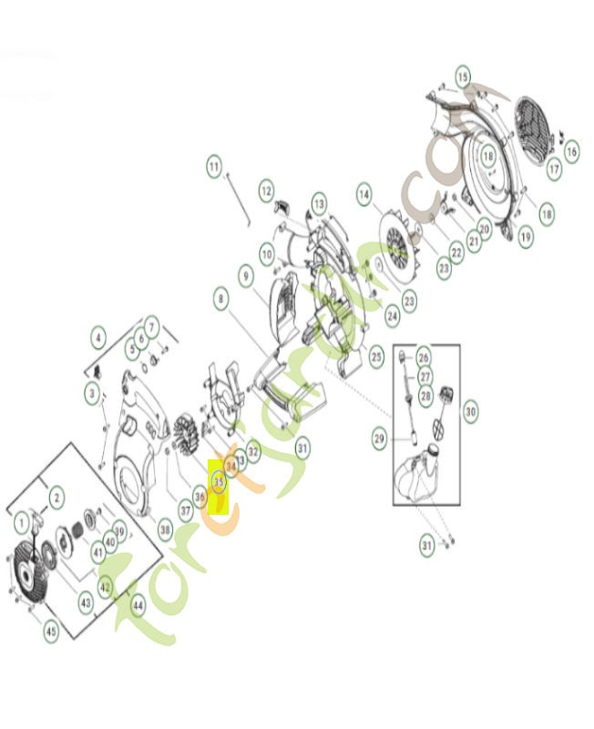 volant 576423301- Pièce de détachée Husqvarna