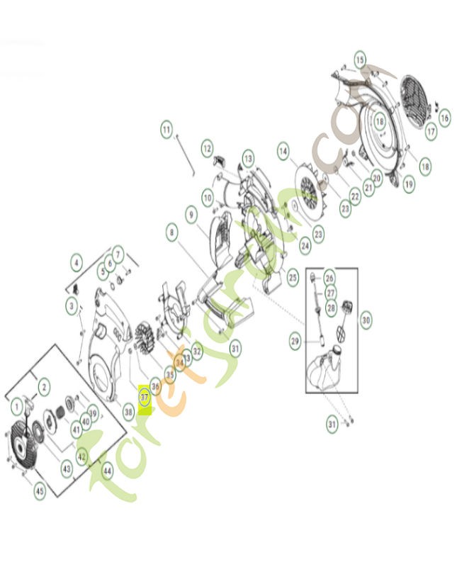 Ecrou 530016134- Pièce de détachée Husqvarna