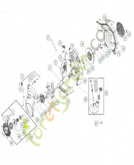 Capuchon 545089001. Pièce de rechange Husqvarna
