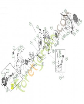 Ressort de lanceur 545008013- Pièce de détachée Husqvarna