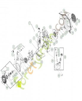 lanceur complet 545111701 - Pièce de détachée Husqvarna