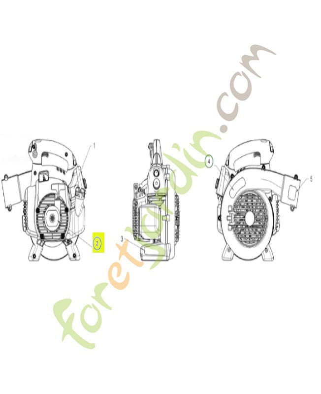 Autocollant 545134801  - Pièce détachée Husqvarna