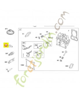 Connecteur de bougie pour moteur briggs et stratton - Pièce détachée adaptable