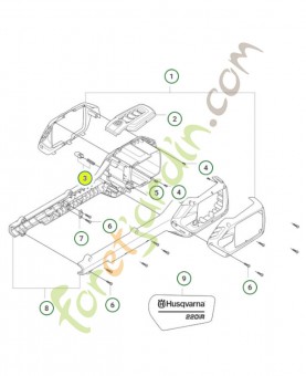 Ressort 536503301- Pièce détachée Husqvarna