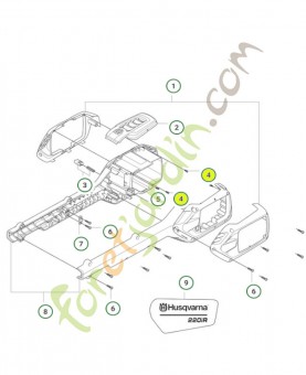 Vis 585818901 - Pièce de détachée Husqvarna