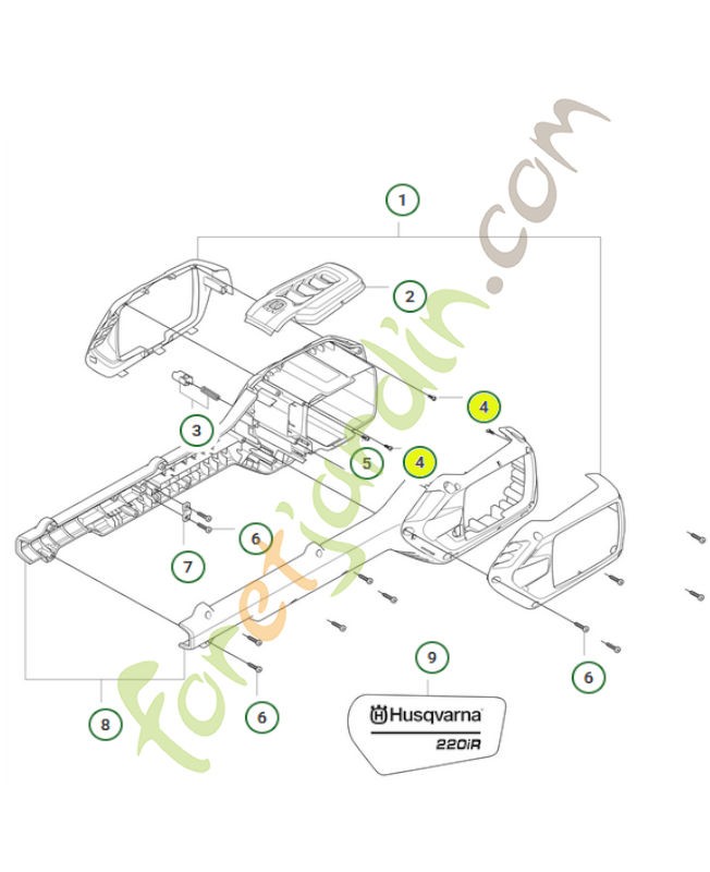 Vis 585818901 - Pièce de détachée Husqvarna