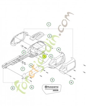 vis 535395201 st3x10 - Pièce détachée Husqvarna