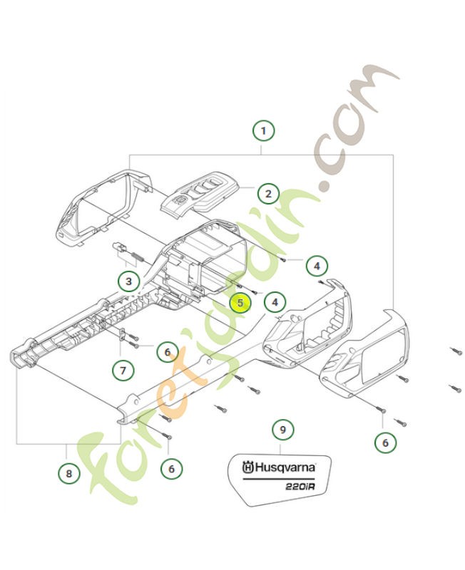 vis 535395201 st3x10 - Pièce détachée Husqvarna