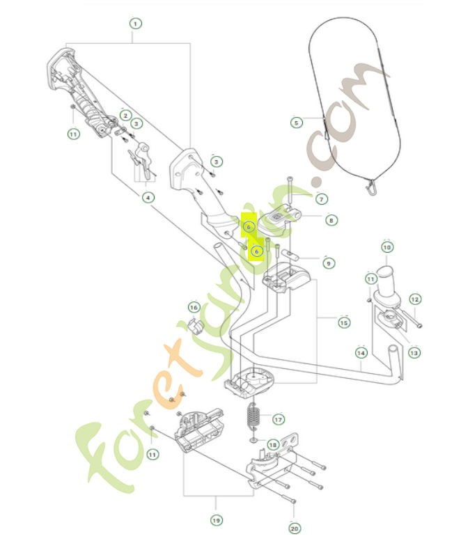 Vis  586471301- Pièce détachée Husqvarna