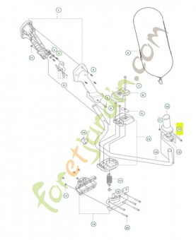Vis 503207450- Pièce détachée Husqvarna