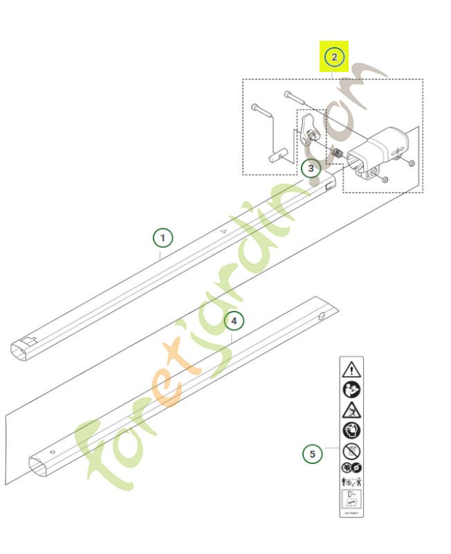 Pignon 588755101  - Pièce de détachée Husqvarna