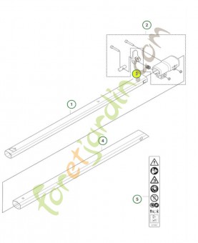 Levier 590932701 - Pièce détachée Husqvarna