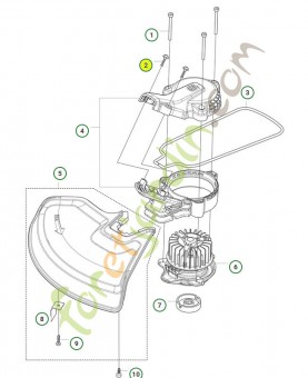 Vis 536026201- Pièce détachée Husqvarna