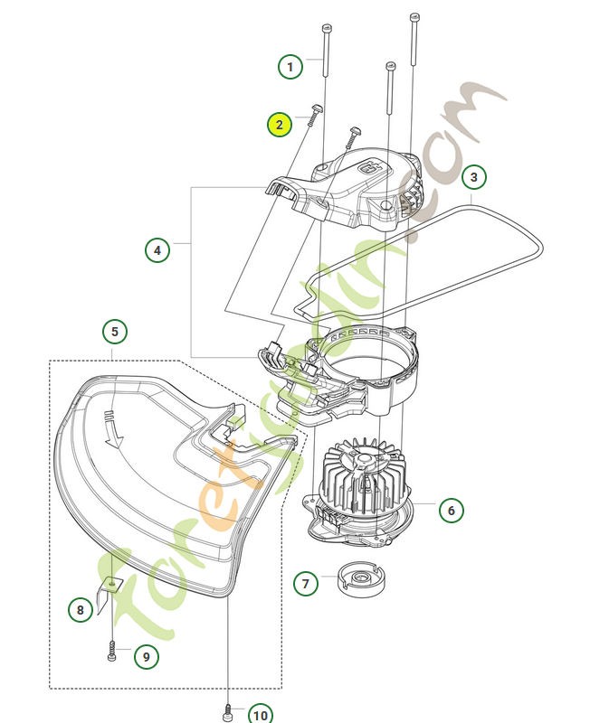 Vis 536026201- Pièce détachée Husqvarna