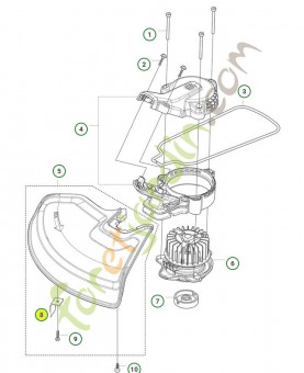 Couteau 330mm  529970201- Pièce détachée Husqvarna