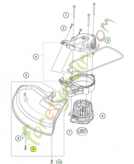 vis 585819002 . Pièce de rechange Husqvarna