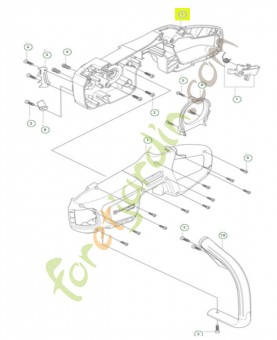 Carter référence 547591501.Pièce détachée Husqvarna