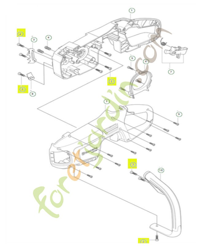 Vis 585592501- Pièce de détachée Husqvarna