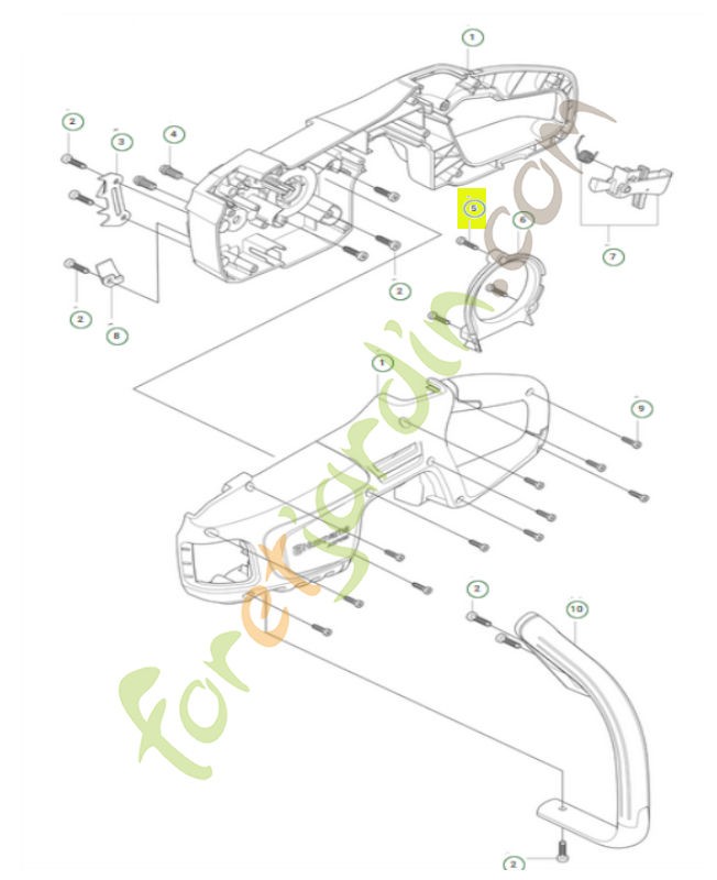 Vis st4x12 585819001- Pièce de détachée Husqvarna