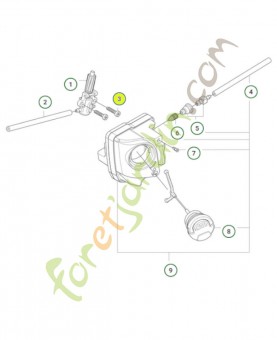 Vis st4x12 585819001- Pièce de détachée Husqvarna