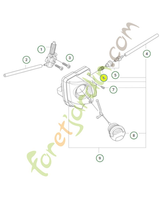 Ressort  - Réf. 547454601-Pièce détachée Husqvarna