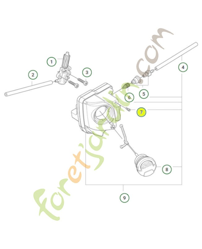 Valve 575484501- Pièce de détachée Husqvarna