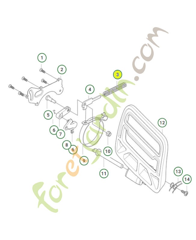 Ressort 585590501- Pièce de détachée Husqvarna
