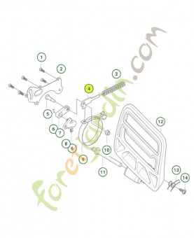 Plaque 585594401 - Pièce détachée Husqvarna