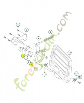 Clips 587377701 - Pièce détachée Husqvarna