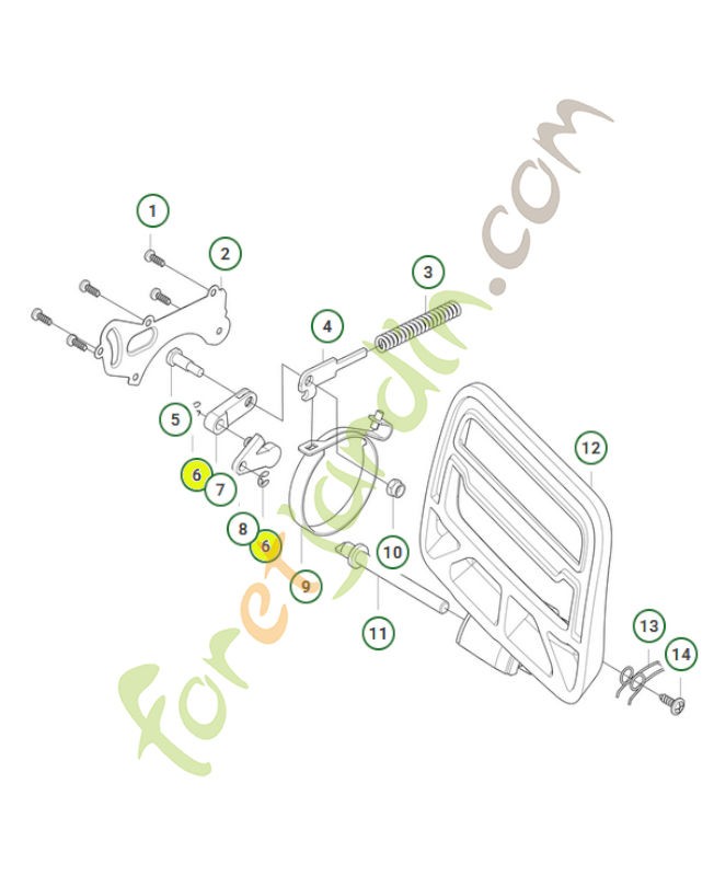 Clips 587377701 - Pièce détachée Husqvarna