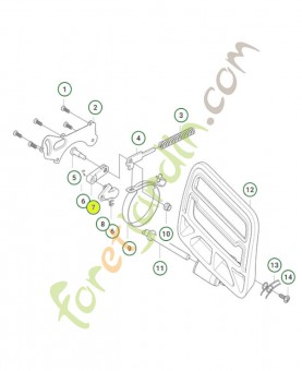 Plaque  585603501- Pièce détachée Husqvarna