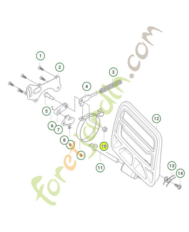 écrou 586902701- Pièce détachée Husqvarna
