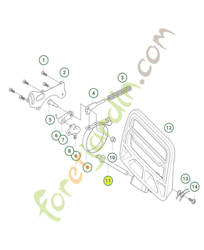 Pivot - Réf. 546865801-Pièce détachée Husqvarna