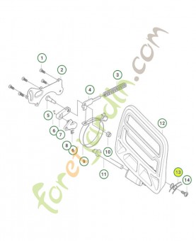 Ressort 587600101- Pièce de détachée Husqvarna
