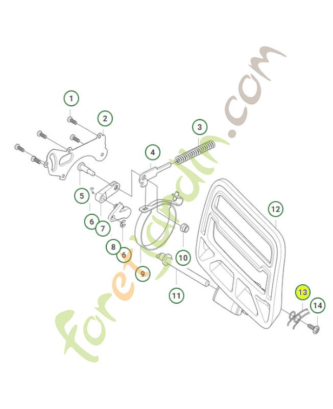 Ressort 587600101- Pièce de détachée Husqvarna